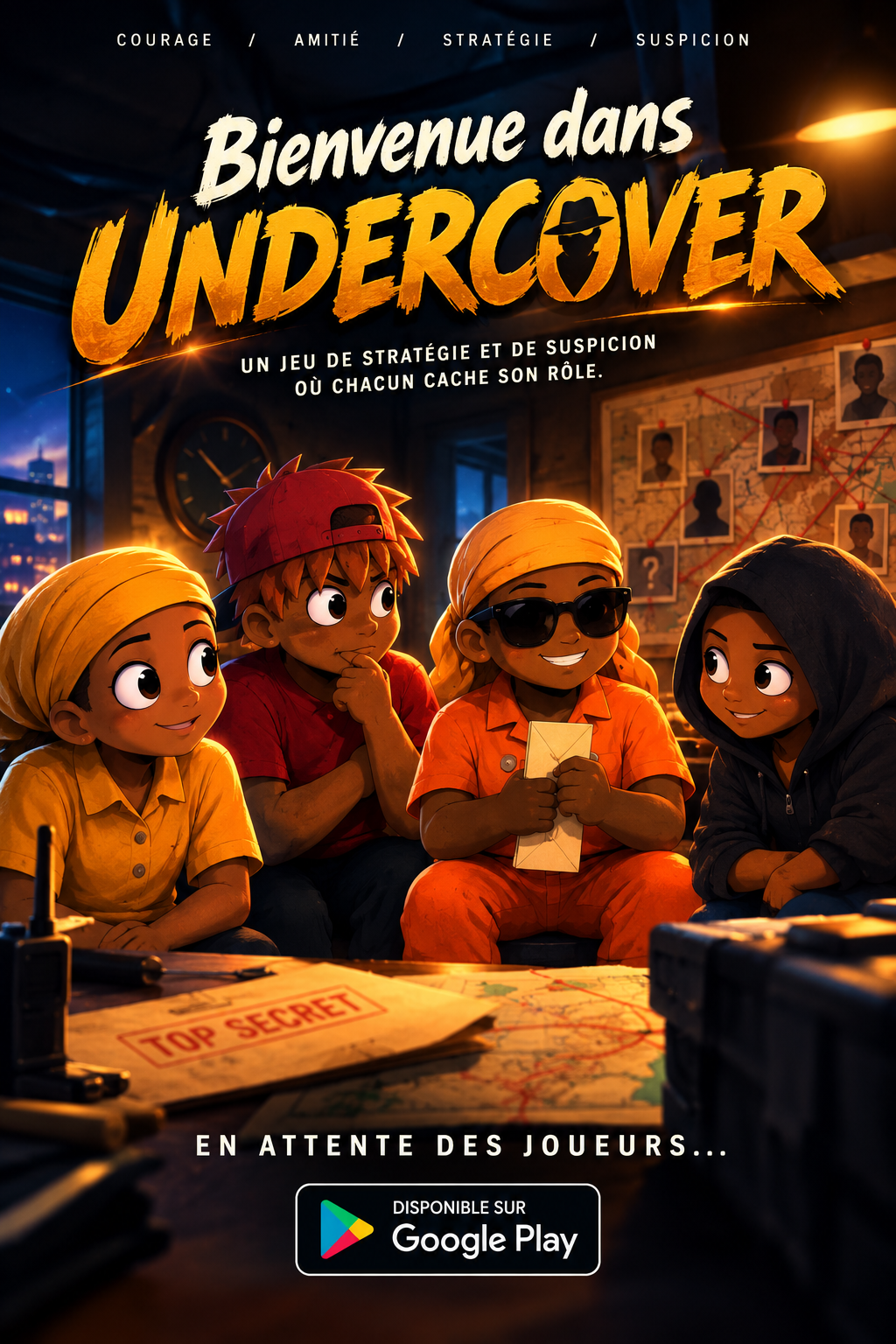 Affiche de Soirée Undercover